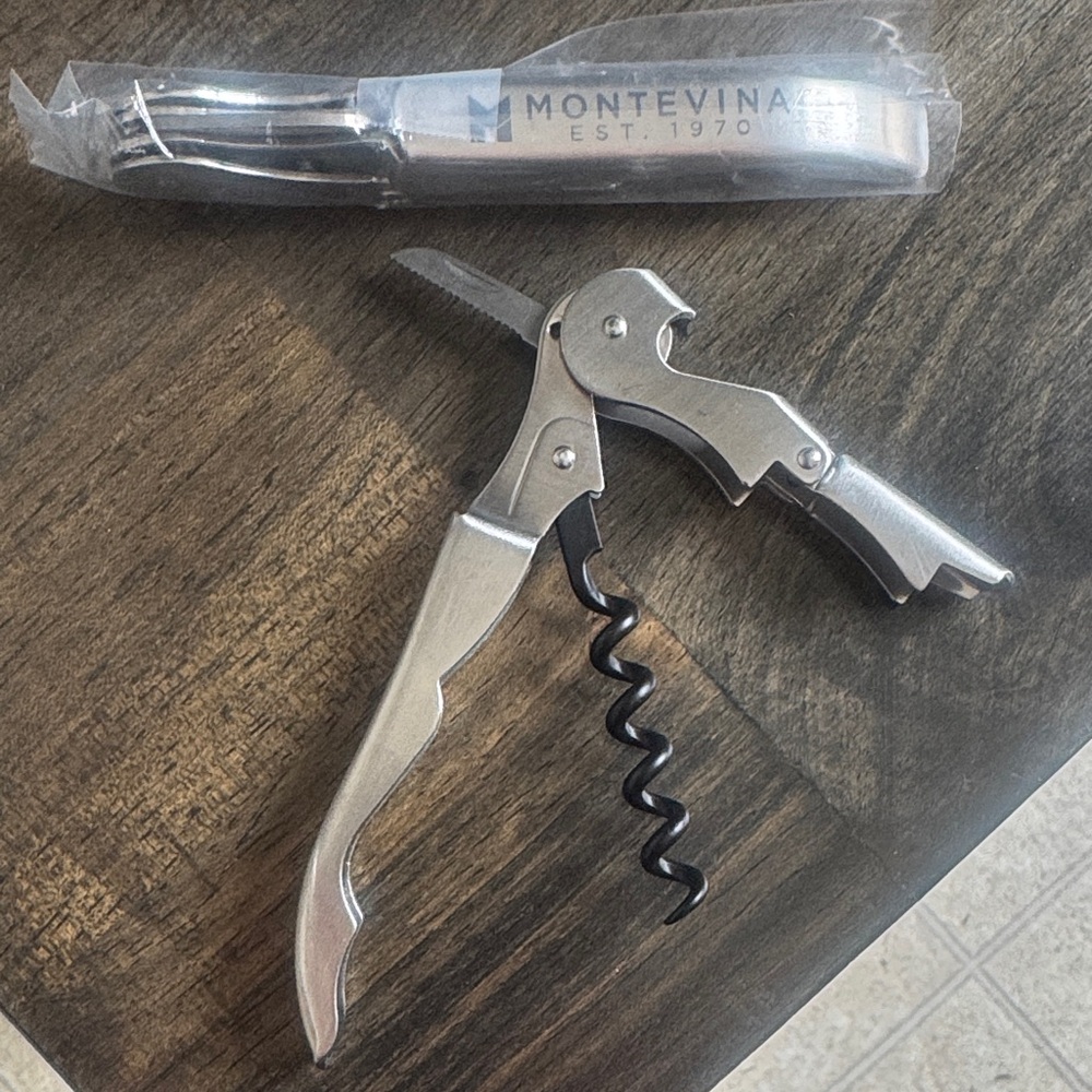 Silver Corkscrew Wine Opener - set of 5